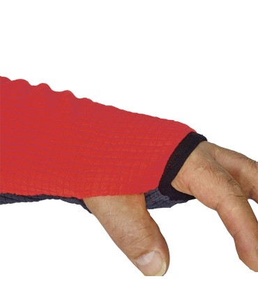 Polaire gaufree rouge SOLIDUR COBRE