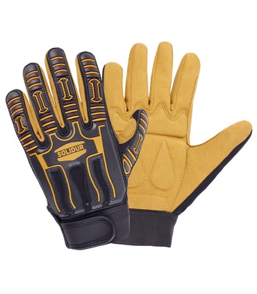 Gants de travail / manutention Gants precision impact renfort paume SOLIDUR GA18