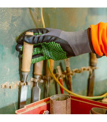 Gants de travail / manutention Gants stretch grip (par 12paires delotables) SOLIDUR GAT01