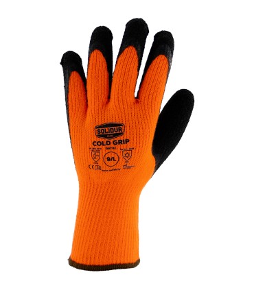 Gants hiver / froid Gants cold grip (par 12paires delotables) SOLIDUR GAT02