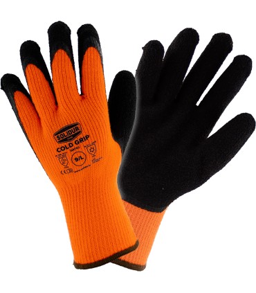 Gants hiver / froid Gants cold grip (par 12paires delotables) SOLIDUR GAT02