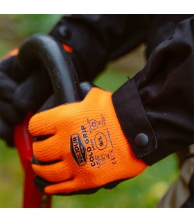 Gants hiver / froid 12 paires de gants cold grip (vente en lot) SOLIDUR LGAT02