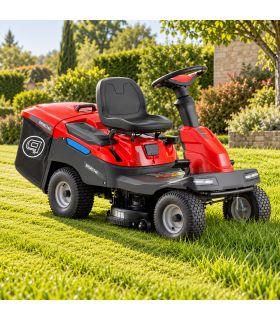 Tracteur tondeuse électrique 60V/60Ah, coupe 74 cm, 2500 m²/h, zéro émission - POPSTER BRM074E