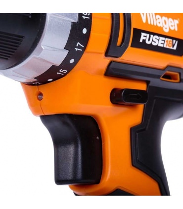 Perceuse visseuse à batterie 18v VLN 3220 Fuse Villager chargeur et 2 batteries lithium inclus