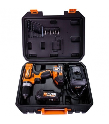 Perceuse visseuse à batterie 18v VLN 3220 Fuse Villager chargeur et 2 batteries lithium inclus