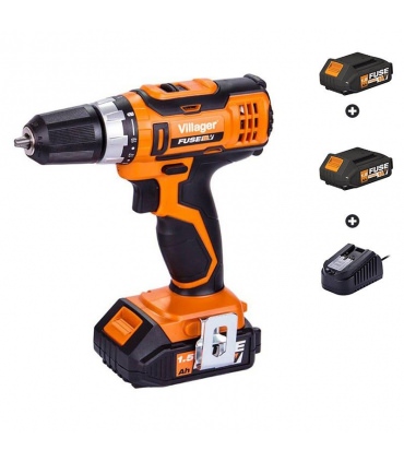 Perceuse visseuse à batterie 18v VLN 3220 Fuse Villager chargeur et 2 batteries lithium inclus