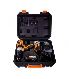 Perceuse visseuse Villager Fuse VLP 5220 avec 2 batteries 18V et chargeur inclus Perceuse visseuse Villager Fuse VLP 5220 avec 2 batteries 18V et chargeur inclus