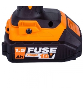 Perceuse visseuse Villager Fuse VLP 5220 avec 2 batteries 18V et chargeur inclus Perceuse visseuse Villager Fuse VLP 5220 avec 2 batteries 18V et chargeur inclus