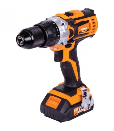 Perceuse visseuse Villager Fuse VLP 5220 avec 2 batteries 18V et chargeur inclus