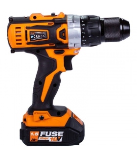 Perceuse visseuse Villager Fuse VLP 5220 avec 2 batteries 18V et chargeur inclus Perceuse visseuse Villager Fuse VLP 5220 avec 2 batteries 18V et chargeur inclus