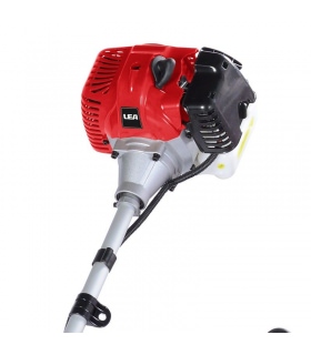 Debroussailleuse thermique 52 cm3 2cv harnais double et couteau 3 dents LEA LE25517BP