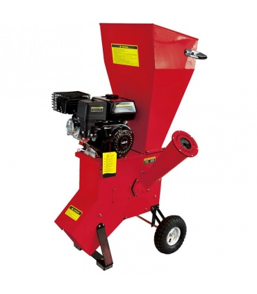 Broyeur de jardin pour végétaux diamètre max 76mm moteur thermique 196cc 5,2 cv LEA LE56196