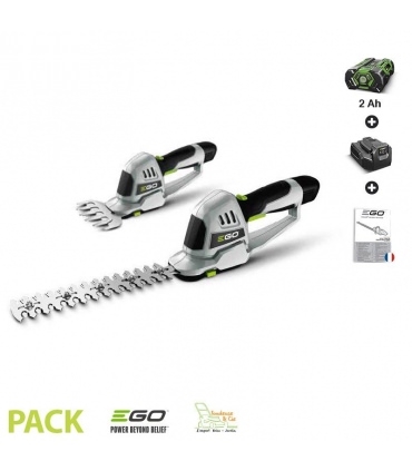 Taille herbe et haie lame 200 mm Egopower pack batterie et chargeur 2 Ah EGO POWER CHT2001E