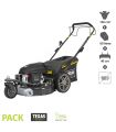 Tondeuse thermique tractée 139 cc 3 roues coupe 46cm mulching TEXAS Premium 4675TR/W