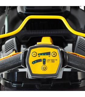 Tondeuse a gazon electrique autotractée sur batterie 58 V coupe 51cm Texas LMZ 5800TR chargeur et batterie inclus