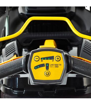 Tondeuse a gazon electrique autotractée sur batterie 58 V coupe 51cm Texas LMZ 5800TR chargeur et batterie inclus