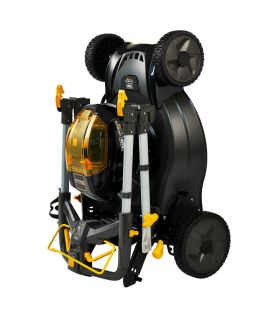 Tondeuse a gazon electrique autotractée sur batterie 58 V coupe 51cm Texas LMZ 5800TR chargeur et batterie inclus