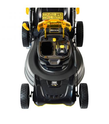 Tondeuse a gazon electrique autotractée sur batterie 58 V coupe 51cm Texas LMZ 5800TR chargeur et batterie inclus