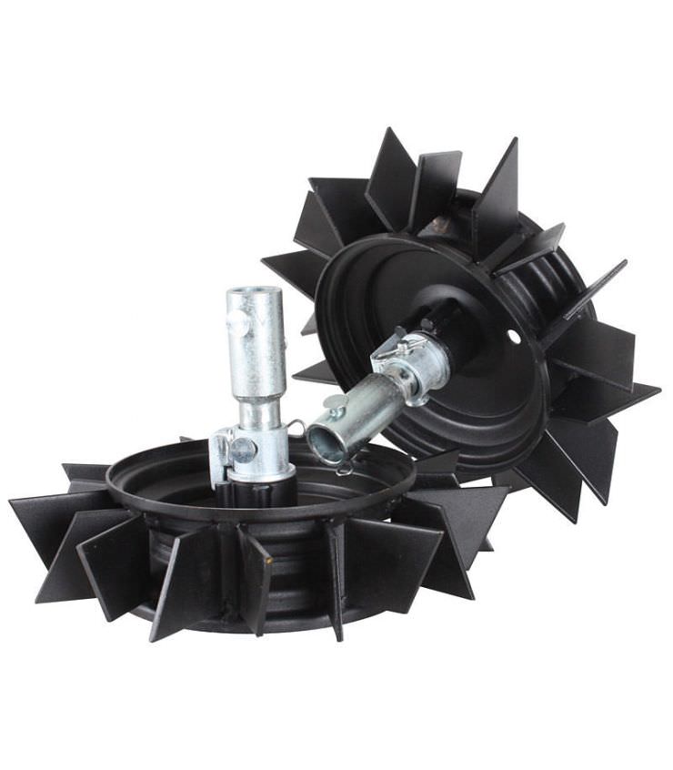 Roues métalliques 400x8 pour motobineuse et motoculteur Texas