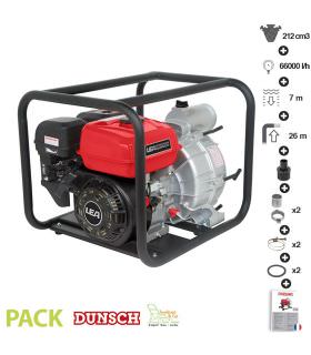 Motopompe thermique eaux chargées ou boueuses 5,6Cv 212cm3 débit 66000 l/h LEA LE71212-80D Motopompe thermique eaux chargées ou boueuses 5,6Cv 212cm3 débit 66000 l/h LEA LE71212-80D