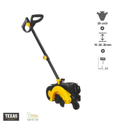 Coupe dresse dordure thermique 2 temps 26cm3 poignée télescopique Texas EC2600