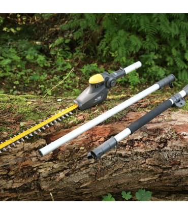 Taille haie sur perche electrique lamier 41cm orientable Texas Smart Hedge 500