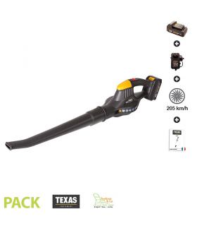 Souffleur à batterie sans fil 18v et chargeur vitesse 205km/h TEXAS SMART AIR 100