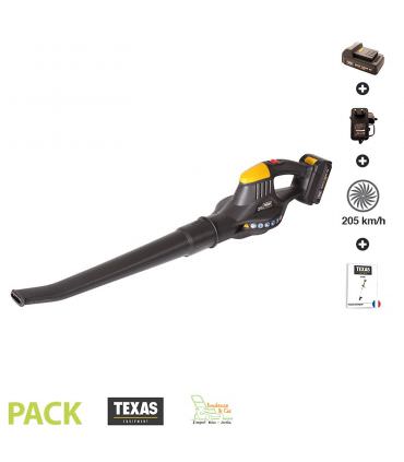 Souffleur à batterie sans fil 18v et chargeur vitesse 205km/h TEXAS SMART AIR 100