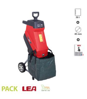 Broyeur de jardin électrique 2500W coupe 45mm ECO LEA LE54250-45N