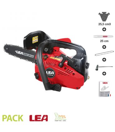 Elagueuse thermique 25,4cc guide 25cm LEA LE32255-25A