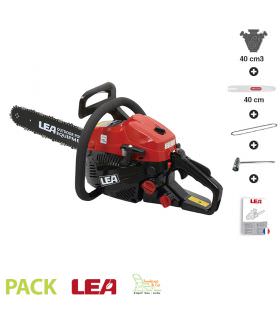 Tronçonneuse thermique 40cm3 guide 40cm démarrage facile LEA LE32400-40A Tronçonneuse thermique 40cm3 guide 40cm démarrage facile LEA LE32400-40A