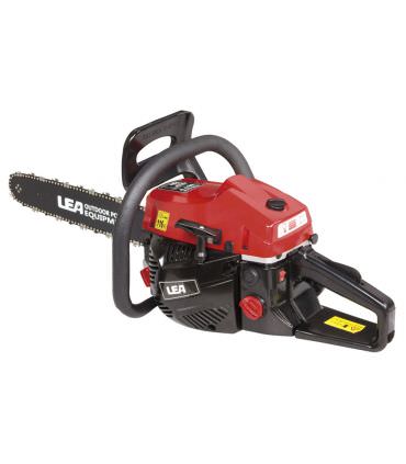 Tronçonneuse thermique 50,8 cm3 guide 45 cm anti vibration LEA LE32508-45A