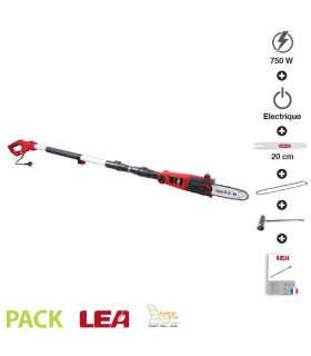 Elagueuse électrique sur perche 750W guide Oregon 20cm longueur max 2,7m LEA LE31076-20C Elagueuse électrique sur perche 750W guide Oregon 20cm longueur max 2,7m LEA LE31076-20C