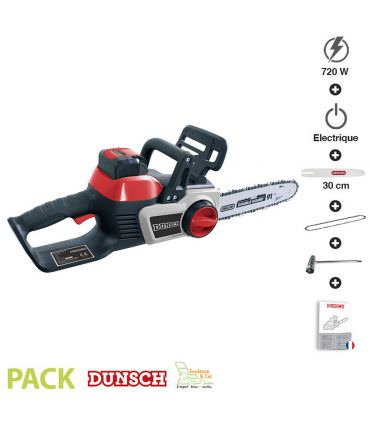 Tronconneuse sans fil 40V Dunsch guide chaine Oregon 30 cm DU30040-CTF