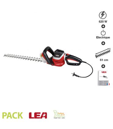 Taille haies électrique 620W 61cm de coupe LEA LE34062-613DRL