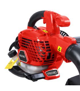 Aspirateur souffleur de feuilles thermique 25,4cc vitesse 252 km/h sac 45 litres dunsch 51254BV3