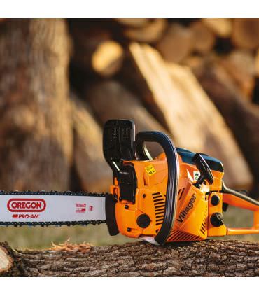 Tronçonneuse thermique 3,2cv 56cc guide 45 cm Villager VGS 560 E