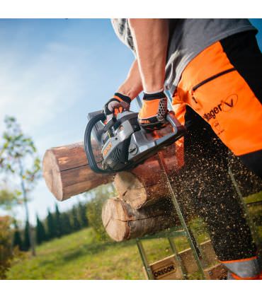 Tronçonneuse élagueuse thermique 1,4cv 29cc guide Oregon 30 cm anti-vibration Villager VGS 3011PE