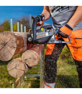 Tronçonneuse élagueuse thermique 1,4cv 29cc guide Oregon 30 cm anti-vibration Villager VGS 3011PE Tronçonneuse élagueuse thermique 1,4cv 29cc guide Oregon 30 cm anti-vibration Villager VGS 3011PE