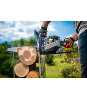 Tronçonneuse élagueuse thermique 1,4cv 29cc guide Oregon 30 cm anti-vibration Villager VGS 3011PE Tronçonneuse élagueuse thermique 1,4cv 29cc guide Oregon 30 cm anti-vibration Villager VGS 3011PE