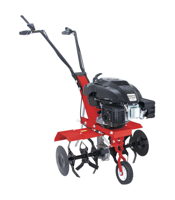 Motobineuse Essence Wiltec 2.5KW - 6 Fraises 60cm Largeur - Moteur OHV - Outil Jardin Profondeur 25cm
