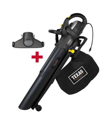 Souffleur aspirateur broyeur de feuilles électrique 3000W 840m3/h couteau aluminium TEXAS BVX3000P