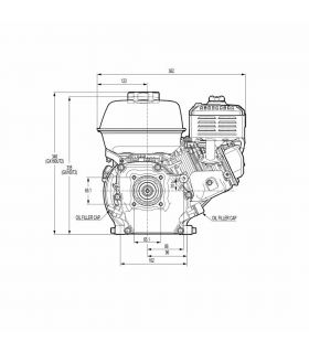 Moteur Honda GX160QHB1 163 cc pour motoculteur, motobineuse et bétonnière Moteur Honda GX160QHB1 163 cc pour motoculteur, motobineuse et bétonnière
