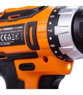 Perceuse visseuse à batterie 18v VLN 3220 Fuse Villager chargeur et 2 batteries lithium inclus Perceuse visseuse à batterie 18v VLN 3220 Fuse Villager chargeur et 2 batteries lithium inclus