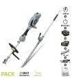 Pack taille haie sur perche à batterie et chargeur inclus Ego Power  PH1400 HTA2000S