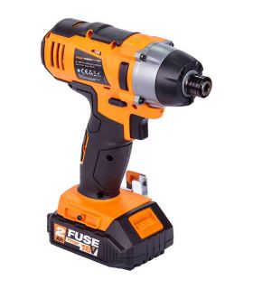 Visseuse à choc sans fil 18V 180Nm avec batterie et chargeur Fuse VLN 3420 Villager  Visseuse à choc sans fil 18V 180Nm avec batterie et chargeur Fuse VLN 3420 Villager