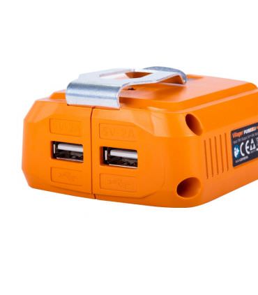 Chargeur d'appareils mobiles sans fil électrique sur batterie 18V 2A en courant de sortie Fuse VLN 9920 sans batterie et chargeu