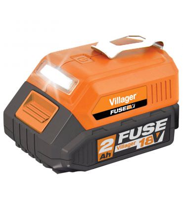 Chargeur d'appareils mobiles sans fil électrique sur batterie 18V 2A en courant de sortie avec batterie et chargeur Fuse VLN 992