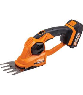 Taille Haie Et Herbe sans fil eléctrique 18V Lame 200 Mm et coupe-herbe avec batterie et chargeur Fuse VCS 7620 Villager Taille Haie Et Herbe sans fil eléctrique 18V Lame 200 Mm et coupe-herbe avec batterie et chargeur Fuse VCS 7620 Villager