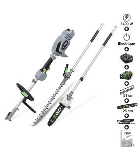 Pack élagage entretien arbres et haies avec moteur chargeur batterie 56v Egopower Pack élagage entretien arbres et haies avec moteur chargeur batterie 56v Egopower